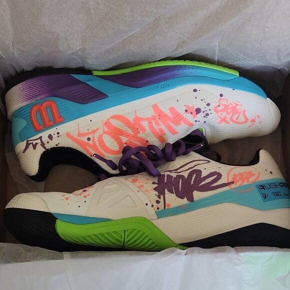 WILSON Rush Pro 4.0 Paris Hope Limited Edition - M8.5/W10 - NWOT - Picture 3 of 10